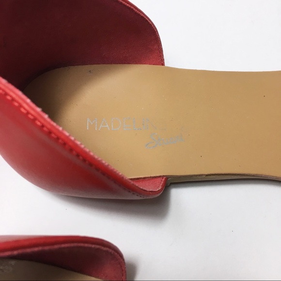 Madeline Stuart Red Slip on Flats, 10 M - Picture 5 of 6